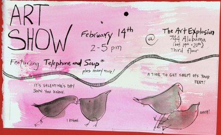 telephone and soup valentines day