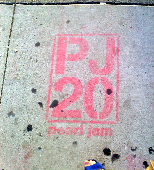 Pearl Jam Sidewalk Stencils Hit San Francisco Mission Mission